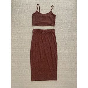 Wild Fable Coordinated Top & Skirt Set